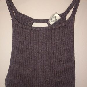 PacSun Dark Purple Crop Top